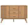 Aparador OLDEN madera maciza de pino marrón 114x43x73,5 cm de , Aparadores - Ref: Foro24-358597, Precio: 183,30 €, Descuento: %