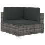 Set de sofás de jardín con cojines 3 pzas ratán sintético gris de vidaXL, Conjuntos de jardín - Ref: Foro24-47266, Precio: 31...