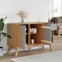 Aparador OLDEN madera maciza pino gris y marrón 114x43x73,5 cm de , Aparadores - Ref: Foro24-358607, Precio: 160,58 €, Descue...