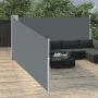 Toldo lateral retráctil gris antracita 120x1000 cm de , Sombrillas - Ref: Foro24-48480, Precio: 91,33 €, Descuento: %