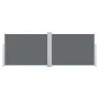 Toldo lateral retráctil gris antracita 120x1000 cm de , Sombrillas - Ref: Foro24-48480, Precio: 91,33 €, Descuento: %