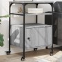 Soporte de impresora 3 niveles gris Sonoma 50x40x76 cm de , Soportes para impresoras - Ref: Foro24-842294, Precio: 67,81 €, D...