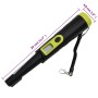 Puntero detector de metales con pantalla LCD negro y amarillo de , Detectores de metal - Ref: Foro24-375719, Precio: 47,01 €,...