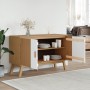 Aparador OLDEN madera maciza pino blanco y marrón 114x43x73,5cm de , Aparadores - Ref: Foro24-358611, Precio: 154,84 €, Descu...