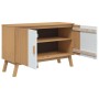 Aparador OLDEN madera maciza pino blanco y marrón 114x43x73,5cm de , Aparadores - Ref: Foro24-358611, Precio: 154,84 €, Descu...