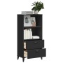 Librería VIKEN madera de ingeniería negro 60x35x123 cm de , Librerías y estanterías - Ref: Foro24-374948, Precio: 132,94 €, D...