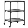 Soporte de impresora 3 niveles gris Sonoma 50x41x75 cm de , Soportes para impresoras - Ref: Foro24-842289, Precio: 47,14 €, D...