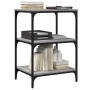 Soporte de impresora 3 niveles gris Sonoma 50x41x75 cm de , Soportes para impresoras - Ref: Foro24-842289, Precio: 47,14 €, D...