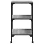 Soporte de impresora 3 niveles gris Sonoma 50x41x75 cm de , Soportes para impresoras - Ref: Foro24-842289, Precio: 46,46 €, D...