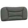 Estructura de cama con cabecero de tela gris oscuro 90x190 cm de , Camas y somieres - Ref: Foro24-3207738, Precio: 153,26 €, ...