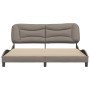 Estructura de cama con cabecero de tela gris taupe 180x200 cm de , Camas y somieres - Ref: Foro24-3207790, Precio: 246,56 €, ...