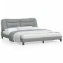 Estructura de cama con cabecero gris claro tela 180x200 cm de , Camas y somieres - Ref: Foro24-3207786, Precio: 238,72 €, Des...