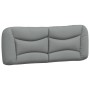 Estructura de cama con cabecero de tela gris claro 140x190 cm de , Camas y somieres - Ref: Foro24-3207765, Precio: 202,49 €, ...
