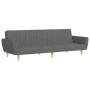 2-seater sofa bed with stool in dark gray fabric by , Sofas - Ref: Foro24-3216247, Price: 318,80 €, Discount: %