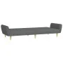 2-seater sofa bed with stool in dark gray fabric by , Sofas - Ref: Foro24-3216247, Price: 318,80 €, Discount: %