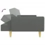 2-seater sofa bed with stool in dark gray fabric by , Sofas - Ref: Foro24-3216247, Price: 318,80 €, Discount: %