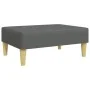 2-seater sofa bed with stool in dark gray fabric by , Sofas - Ref: Foro24-3216247, Price: 318,80 €, Discount: %