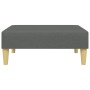 Sofá cama de 2 plazas con taburete tela gris oscuro de , Sofás - Ref: Foro24-3216247, Precio: 324,67 €, Descuento: %