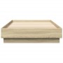 Estructura de cama madera de ingeniería roble Sonoma 90x200 cm de , Camas y somieres - Ref: Foro24-839604, Precio: 87,07 €, D...
