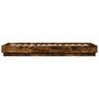 Estructura de cama contrachapada roble ahumado 90x200 cm de , Camas y somieres - Ref: Foro24-839606, Precio: 87,16 €, Descuen...