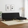 2-seater sofa bed with black fabric stool by , Sofas - Ref: Foro24-3216226, Price: 301,16 €, Discount: %