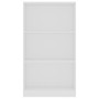 Estantería de 3 niveles madera contrachapada blanca 60x24x109cm de vidaXL, Librerías y estanterías - Ref: Foro24-800864, Prec...