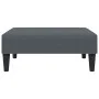 Sofá cama de 2 plazas con taburete terciopelo gris oscuro de , Sofás - Ref: Foro24-3216251, Precio: 319,50 €, Descuento: %