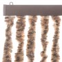 Cortina antimoscas chenilla beige y marrón oscuro 100x200 cm de , Mosquiteras para ventanas - Ref: Foro24-377322, Precio: 63,...