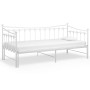 Estructura de sofá cama extraíble de metal blanco 90x200 cm de vidaXL, Camas y somieres - Ref: Foro24-324759, Precio: 163,48 ...