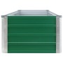 Arriate de jardín de acero galvanizado verde 320x40x45 cm de vidaXL, Maceteros y jardineras - Ref: Foro24-47053, Precio: 61,4...