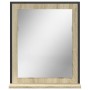 Espejo de baño con estante madera ingeniería Sonoma 50x12x60 cm de , Tocadores - Ref: Foro24-842417, Precio: 45,10 €, Descuen...