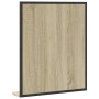Espejo de baño con estante madera ingeniería Sonoma 50x12x60 cm de , Tocadores - Ref: Foro24-842417, Precio: 45,10 €, Descuen...