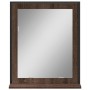Espejo de baño con estante madera ingeniería marrón 50x12x60 cm de , Tocadores - Ref: Foro24-842420, Precio: 38,61 €, Descuen...