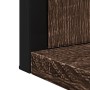 Espejo de baño con estante madera ingeniería marrón 50x12x60 cm de , Tocadores - Ref: Foro24-842420, Precio: 38,61 €, Descuen...