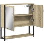 Armario con espejo de baño madera roble Sonoma 60x16x60 cm de , Tocadores - Ref: Foro24-842422, Precio: 59,40 €, Descuento: %