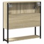 Armario con espejo de baño madera roble Sonoma 60x16x60 cm de , Tocadores - Ref: Foro24-842422, Precio: 59,40 €, Descuento: %