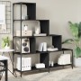 Librería con 4 peldaños madera ingeniería negro 139x33,5x149 cm de , Librerías y estanterías - Ref: Foro24-842476, Precio: 12...