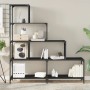 Librería con 4 peldaños madera ingeniería negro 139x33,5x149 cm de , Librerías y estanterías - Ref: Foro24-842476, Precio: 12...