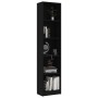 Estantería de 5 niveles madera contrachapada negra 40x24x175 cm de vidaXL, Librerías y estanterías - Ref: Foro24-800847, Prec...