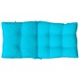 Cojines de silla de respaldo bajo 2 uds tela Oxford turquesa de , Cojines para sillas y sofás - Ref: Foro24-377734, Precio: 5...