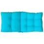 Cojines de silla de respaldo bajo 2 uds tela Oxford turquesa de , Cojines para sillas y sofás - Ref: Foro24-377734, Precio: 5...