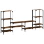 Mueble de TV madera ingeniería roble ahumado 206,5x28,5x95 cm de , Muebles TV - Ref: Foro24-842483, Precio: 92,44 €, Descuent...