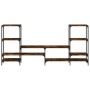 Mueble de TV madera ingeniería roble ahumado 206,5x28,5x95 cm de , Muebles TV - Ref: Foro24-842483, Precio: 92,44 €, Descuent...