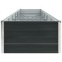 Arriate de jardín de acero galvanizado antracita 480x80x45 cm de vidaXL, Maceteros y jardineras - Ref: Foro24-47067, Precio: ...