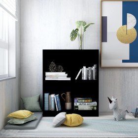 Estantería madera de ingeniería negro 60x24x76 cm de vidaXL, Librerías y estanterías - Ref: Foro24-800856, Precio: 39,53 €, D...