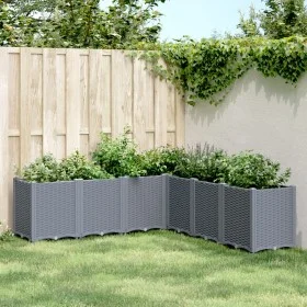 Jardinera PP gris 160x160x53 cm de , Maceteros y jardineras - Ref: Foro24-367866, Precio: 201,48 €, Descuento: %