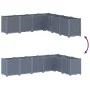 Jardinera PP gris 160x160x53 cm de , Maceteros y jardineras - Ref: Foro24-367866, Precio: 201,48 €, Descuento: %