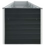 Arriate de acero galvanizado gris antracita 400x80x45 cm de vidaXL, Maceteros y jardineras - Ref: Foro24-47059, Precio: 92,48...