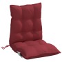 Cojines para silla respaldo bajo 4 uds tela Oxford rojo tinto de , Cojines para sillas y sofás - Ref: Foro24-377699, Precio: ...