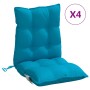 Cojines para silla respaldo bajo 4 uds tela Oxford azul claro de , Cojines para sillas y sofás - Ref: Foro24-377684, Precio: ...